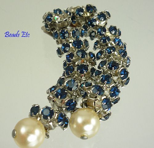 "20% Off" Vintage Signed Weiss Runway Earrings "20% Off" Vintage Signed Weiss Runway Earrings