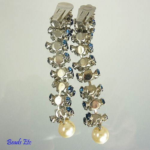 "20% Off" Vintage Signed Weiss Runway Earrings "20% Off" Vintage Signed Weiss Runway Earrings