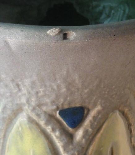 Roseville Mostique Matte Gray Eight Inch Vase Roseville Mostique Matte Gray Eight Inch Vase