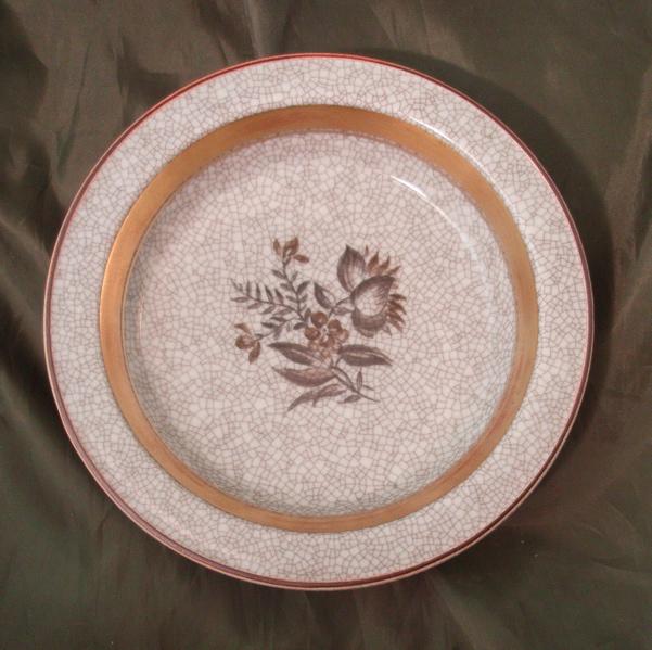 Royal Copenhagen Craquelure Glazed Bowl - Gray with Black Hand-Painted Flowers Royal Copenhagen Craquelure Glazed Bowl - Gray with Black Hand-Painted Flowers
