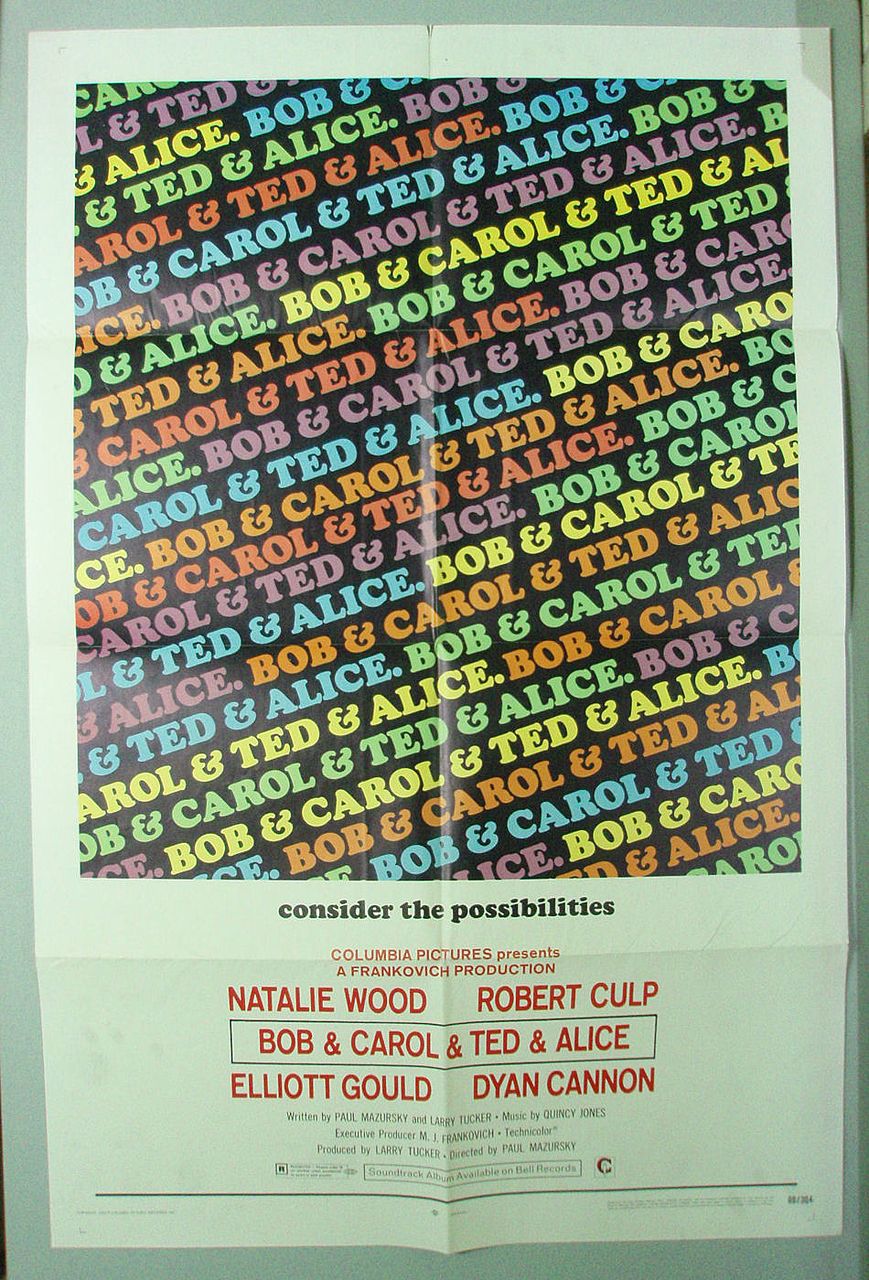 Bob & Ted & Carol & Alice Original Theatrical Poster - Style A Bob & Ted & Carol & Alice Original Theatrical Poster - Style A