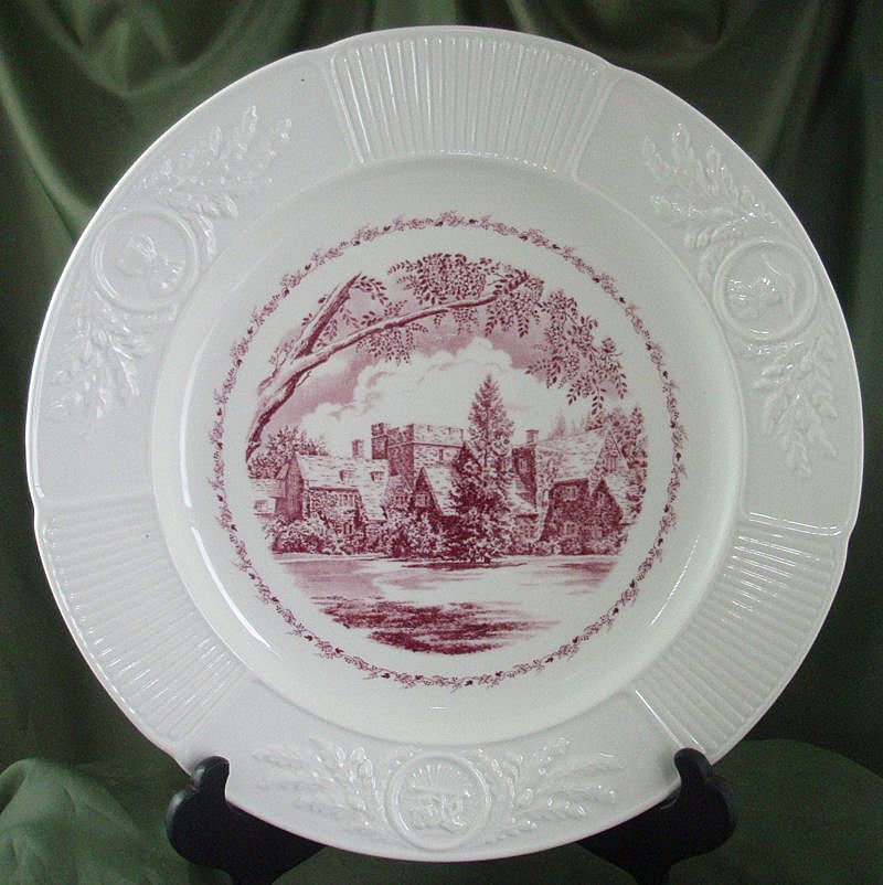 Wedgwood Queens Ware Swarthmore College Plates Wedgwood Queens Ware Swarthmore College Plates