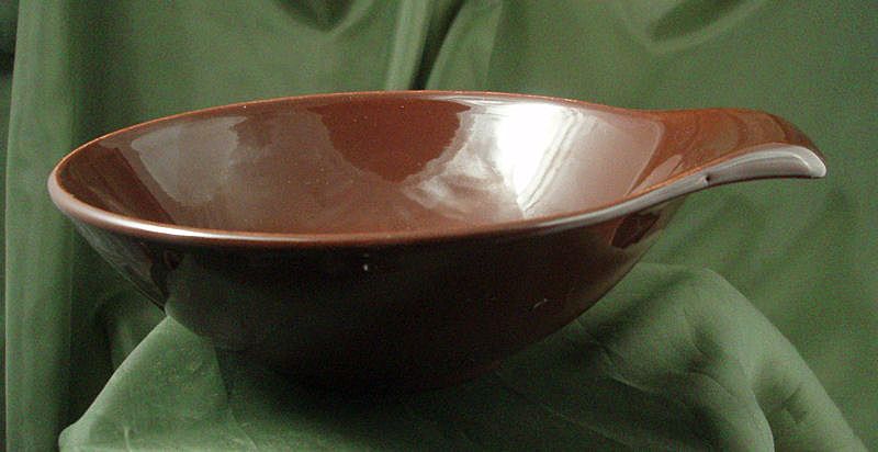 Russel Wright American Modern Bean Brown Lugged Soup Bowls Russel Wright American Modern Bean Brown Lugged Soup Bowls