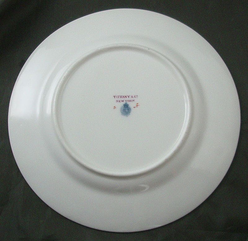 Royal Worcester Powder Blue Dessert Plates for Tiffany & Co - Set of Twelve Royal Worcester Powder Blue Dessert Plates for Tiffany & Co - Set of Twelve