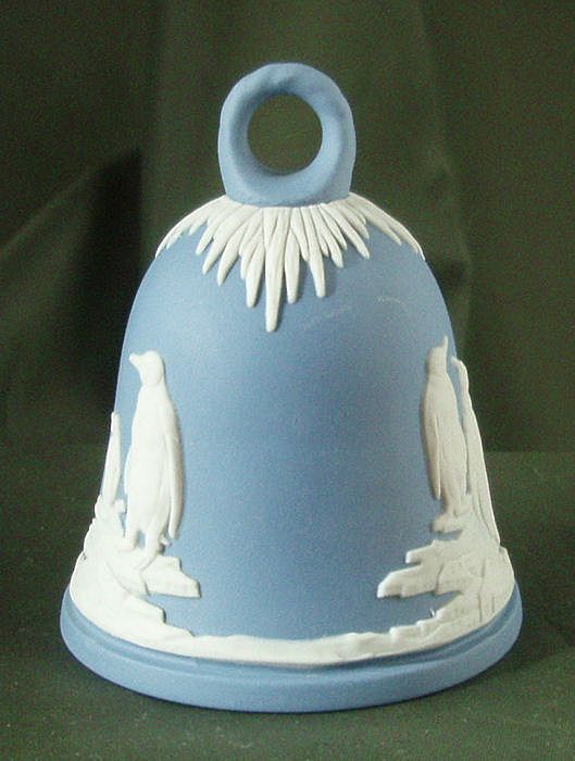 Wedgwood Light Blue Jasper Ware New Year's Bells Wedgwood Light Blue Jasper Ware New Year's Bells
