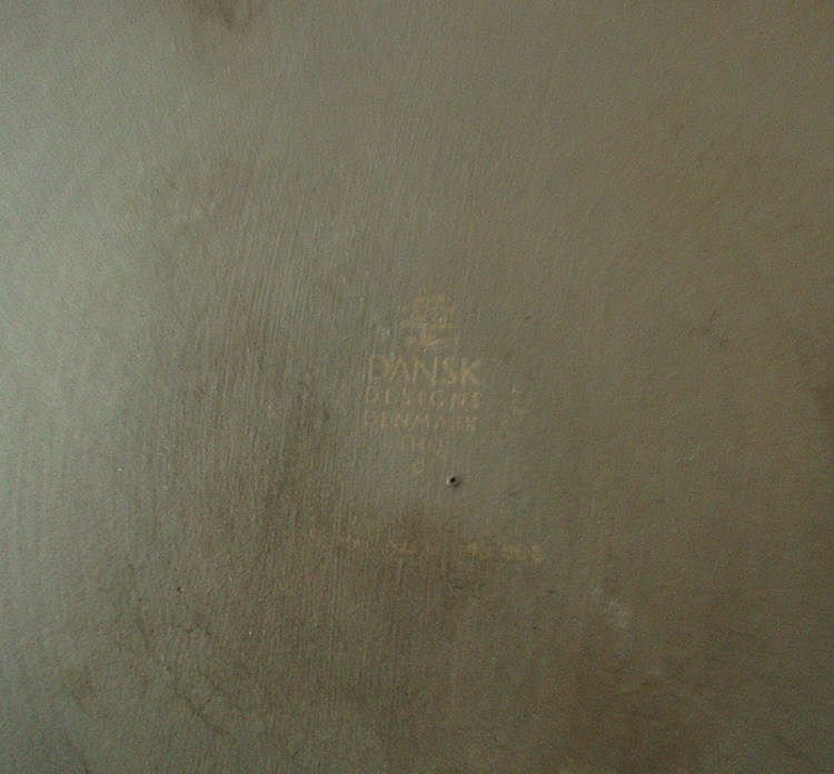 Dansk Brown Flamestone Covered Casserole with Warming Stand Dansk Brown Flamestone Covered Casserole with Warming Stand
