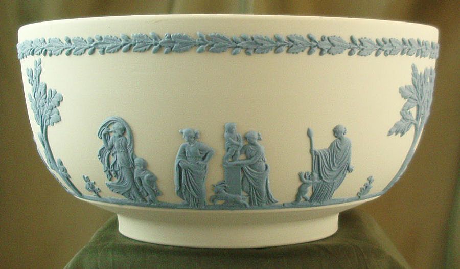 Wedgwood Reverse Jasper Ware Sacrifice Bowl Wedgwood Reverse Jasper Ware Sacrifice Bowl
