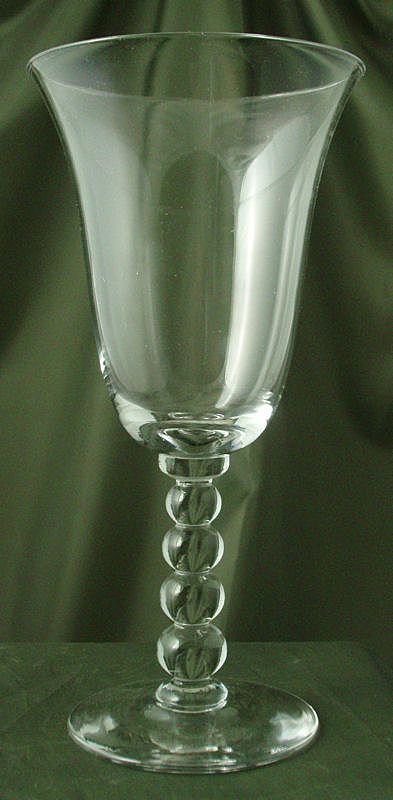 Imperial Candlewick Four-Beaded Water Goblets Imperial Candlewick Four-Beaded Water Goblets