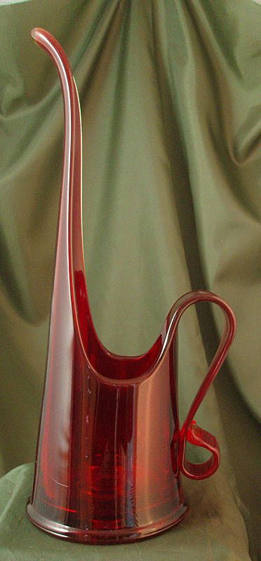 LE Smith Red Simplicity Pitcher Candleholder LE Smith Red Simplicity Pitcher Candleholder