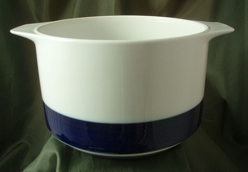 Thomas China Brushed Cobalt Tall Open Casserole Thomas China Brushed Cobalt Tall Open Casserole