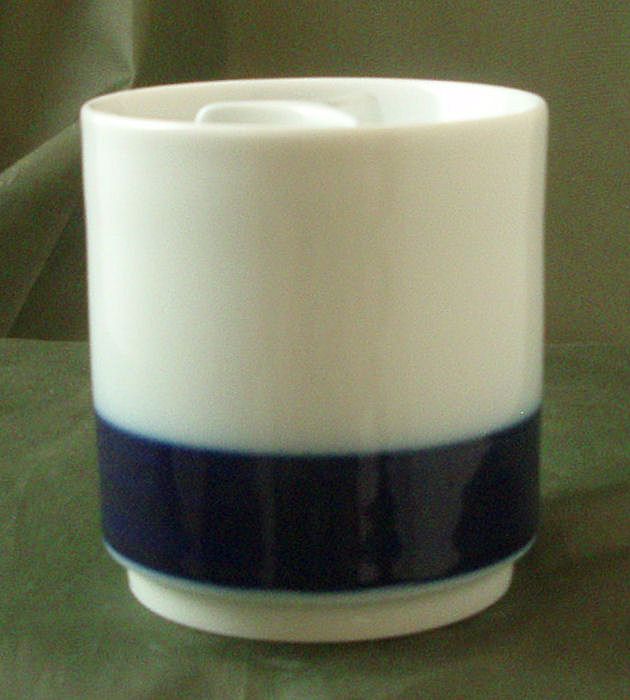 Thomas China Brushed Cobalt Jam Pot Thomas China Brushed Cobalt Jam Pot