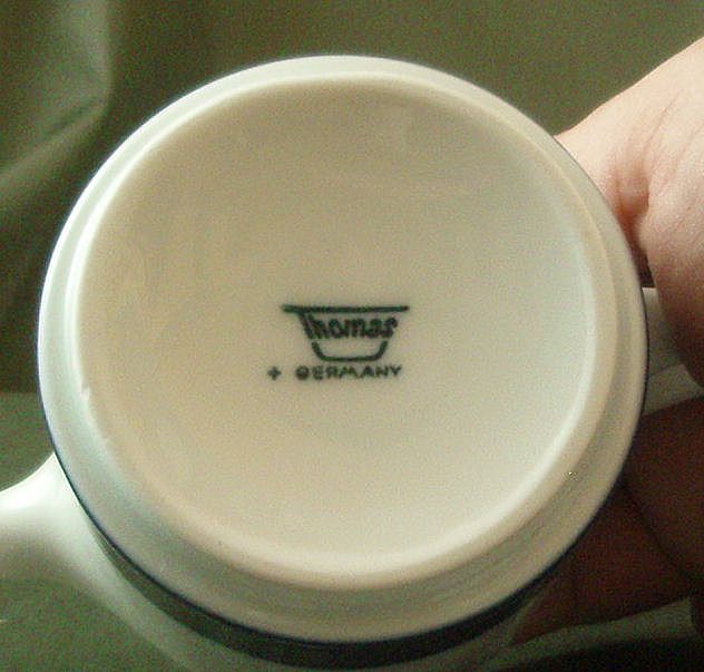 Thomas China Brushed Cobalt Creamer Thomas China Brushed Cobalt Creamer