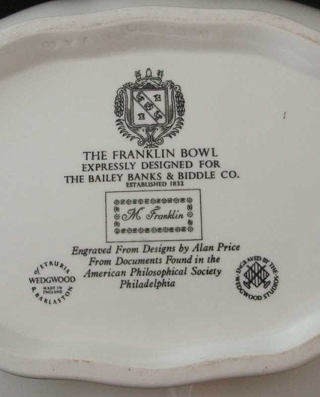 Wedgwood Queens Ware Franklin Bowl Wedgwood Queens Ware Franklin Bowl