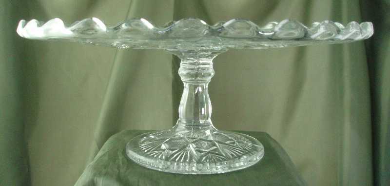 Indiana Glass Creole Cake Stand Indiana Glass Creole Cake Stand