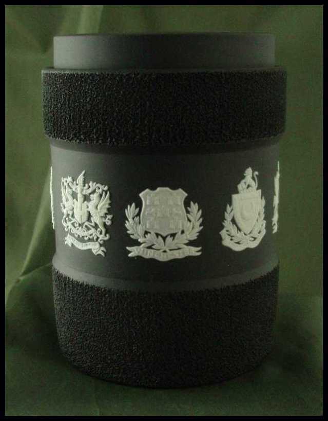 Wedgwood Black Jasper Ware Modern Tobacco Jar Wedgwood Black Jasper Ware Modern Tobacco Jar