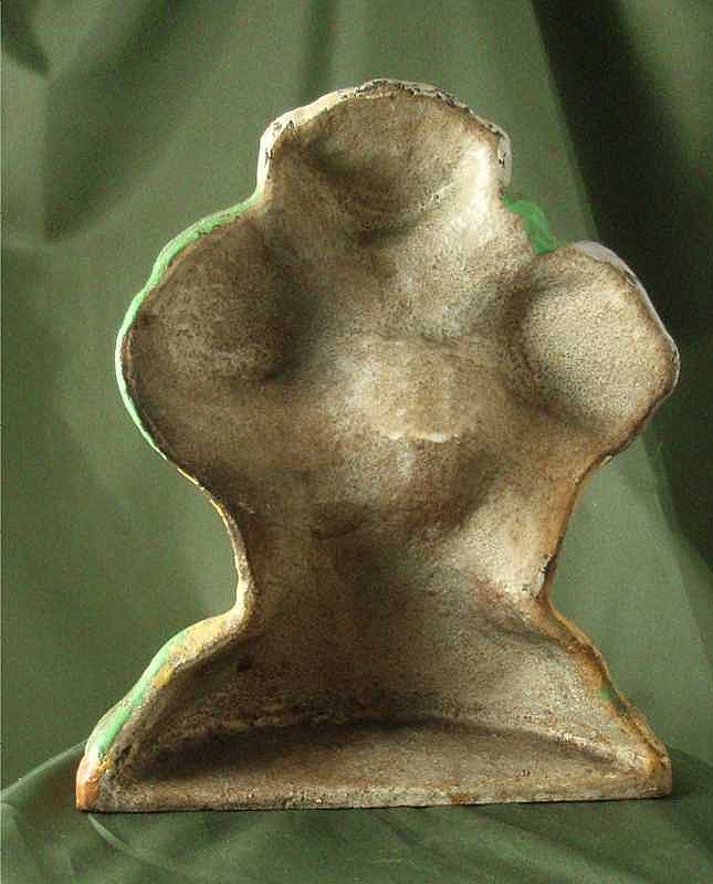 Cast Iron Deco Flowers Doorstop Cast Iron Deco Flowers Doorstop