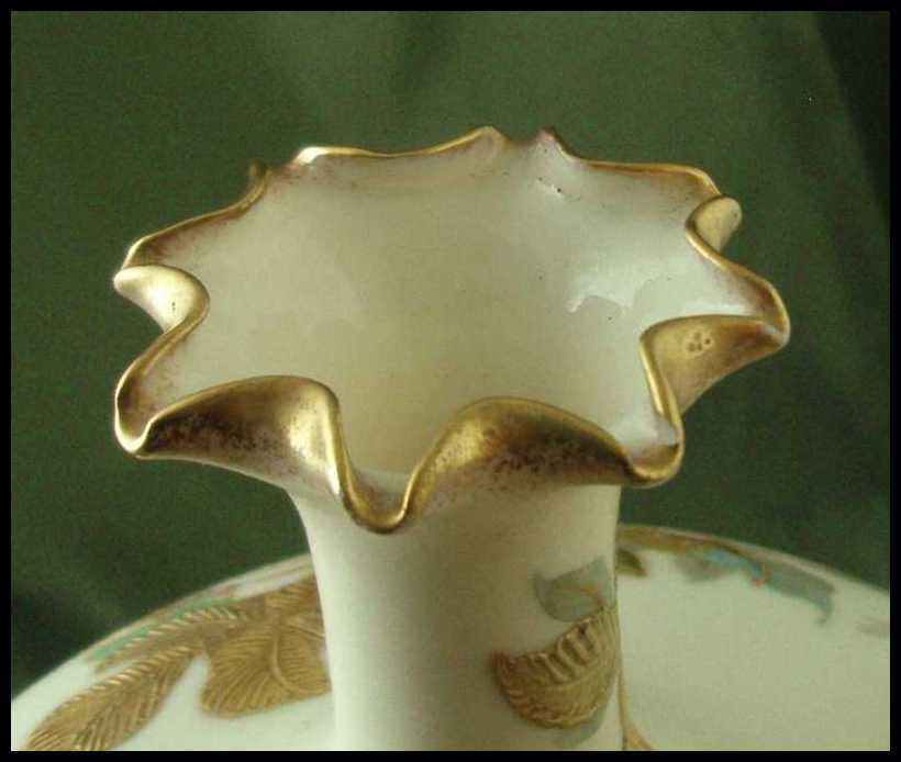 Early Ceramic Arts Co American Belleek Handled Vase Early Ceramic Arts Co American Belleek Handled Vase