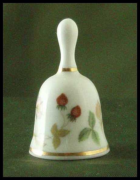 Wedgwood Wild Strawberry Miniature Bell Wedgwood Wild Strawberry Miniature Bell