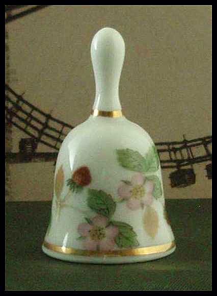 Wedgwood Wild Strawberry Miniature Bell Wedgwood Wild Strawberry Miniature Bell