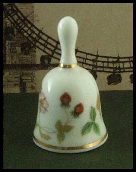 Wedgwood Wild Strawberry Miniature Bell Wedgwood Wild Strawberry Miniature Bell