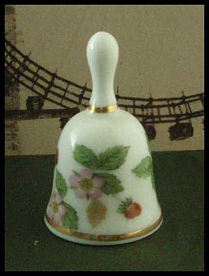 Wedgwood Wild Strawberry Miniature Bell Wedgwood Wild Strawberry Miniature Bell