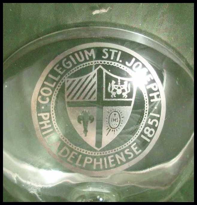 St Joe's University Silver Overlay Champagne Glasses St Joe's University Silver Overlay Champagne Glasses