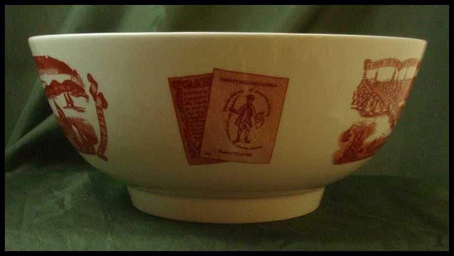 Wedgwood Queens Ware Large Red Boston Bowl Wedgwood Queens Ware Large Red Boston Bowl