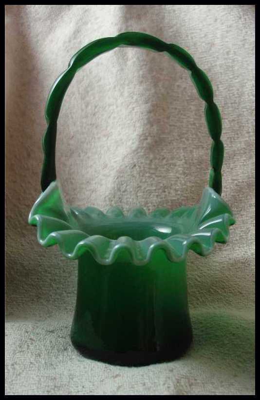 Fenton Ivy Overlay Basket Fenton Ivy Overlay Basket