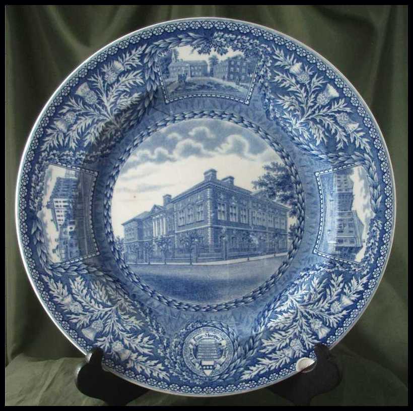 Wedgwood Queens Ware University of Pennsylvania Plates Wedgwood Queens Ware University of Pennsylvania Plates