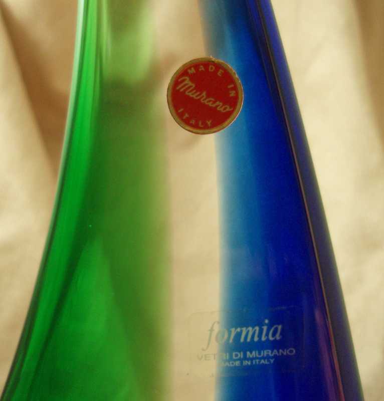 Formia Murano Sommerso Sailboat Formia Murano Sommerso Sailboat