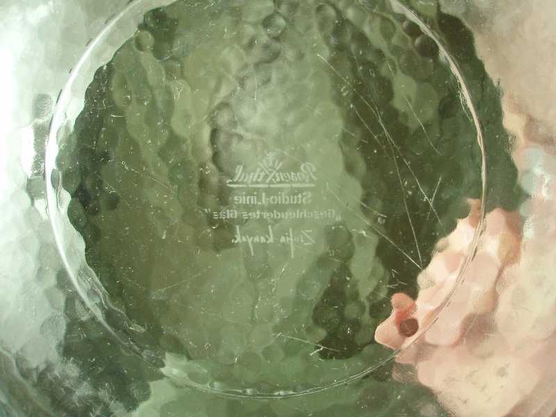 Rosenthal Studio Line Zsofia Kanyak Spun Glass Bowl Rosenthal Studio Line Zsofia Kanyak Spun Glass Bowl