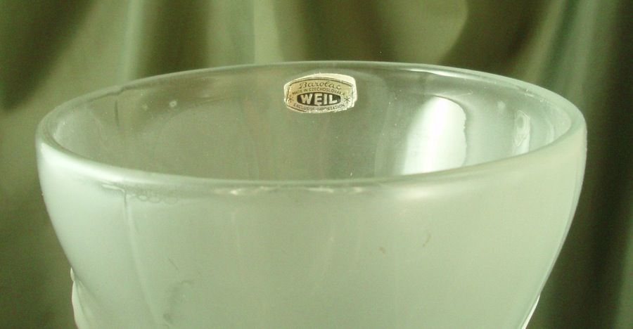 Vintage Barolac Iris Vase Vintage Barolac Iris Vase