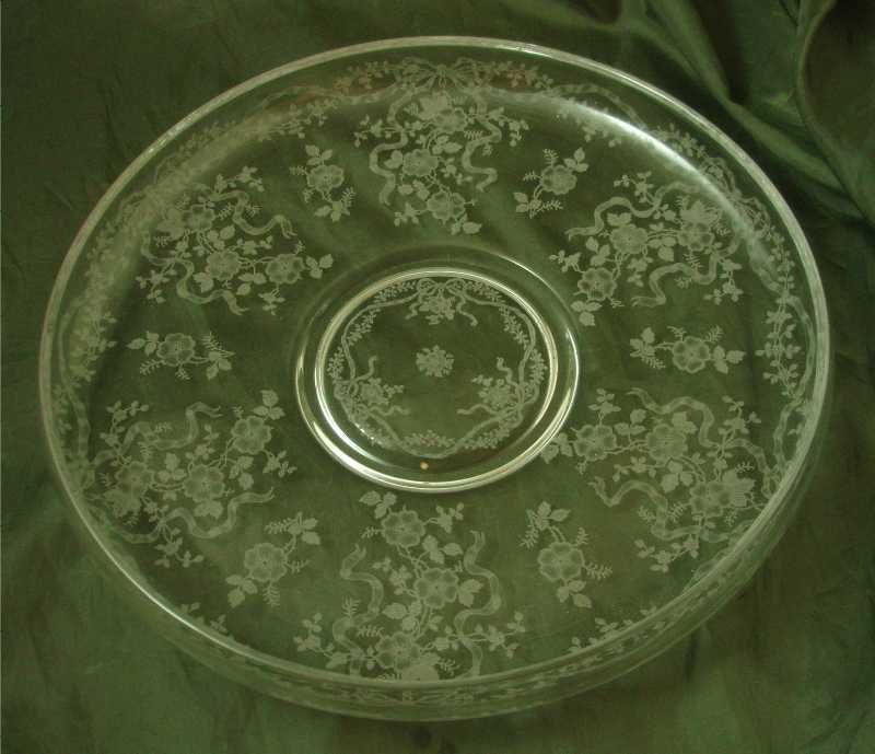 Fostoria Romance Shallow Lily Pond Bowl Fostoria Romance Shallow Lily Pond Bowl
