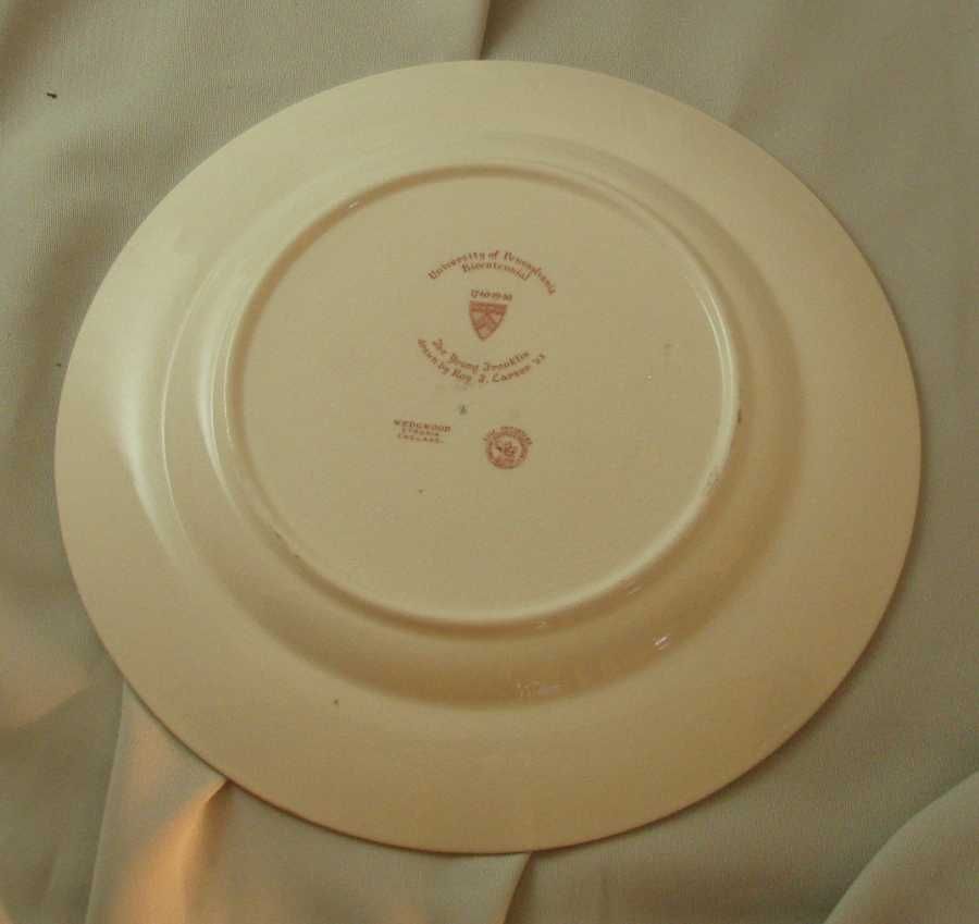 Wedgwood Queens Ware University of Pennsylvania Bicentennial Plates - Set of 12 Wedgwood Queens Ware University of Pennsylvania Bicentennial Plates - Set of 12