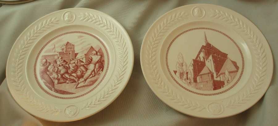Wedgwood Queens Ware University of Pennsylvania Bicentennial Plates - Set of 12 Wedgwood Queens Ware University of Pennsylvania Bicentennial Plates - Set of 12