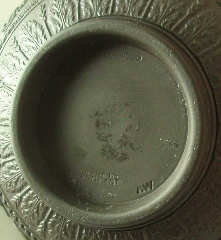 Wedgwood Black Basalt Arabesque Bowl Wedgwood Black Basalt Arabesque Bowl