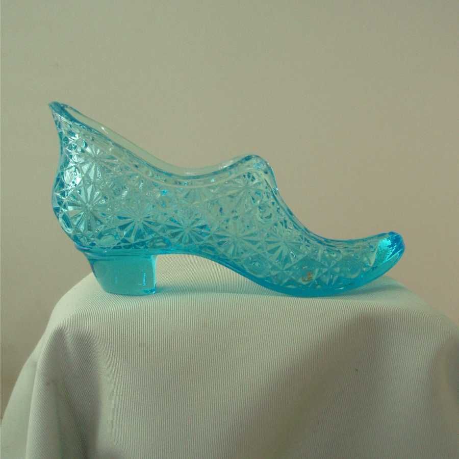 George Duncan & Sons Light Blue Daisy & Button Shoe George Duncan & Sons Light Blue Daisy & Button Shoe