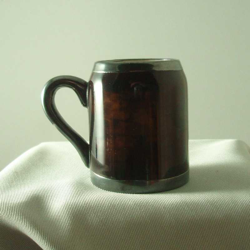 Lenox CAC Silver Overlay Miniature Stein Lenox CAC Silver Overlay Miniature Stein