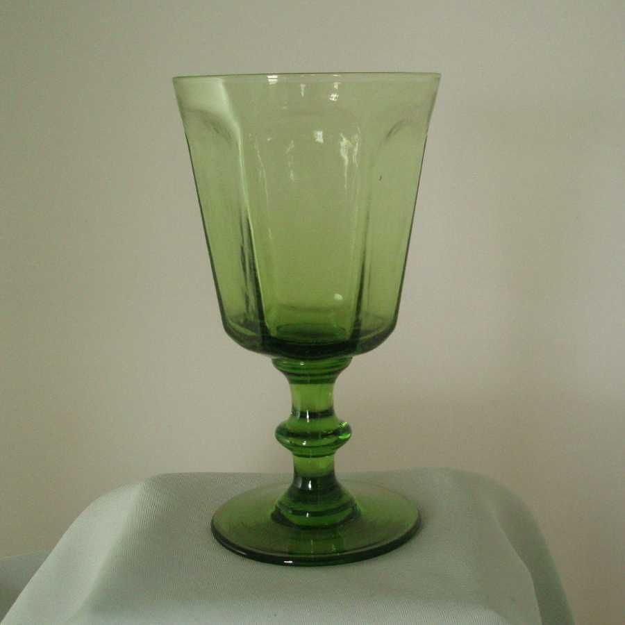 Lenox Jade Green Antique Water Goblets Lenox Jade Green Antique Water Goblets
