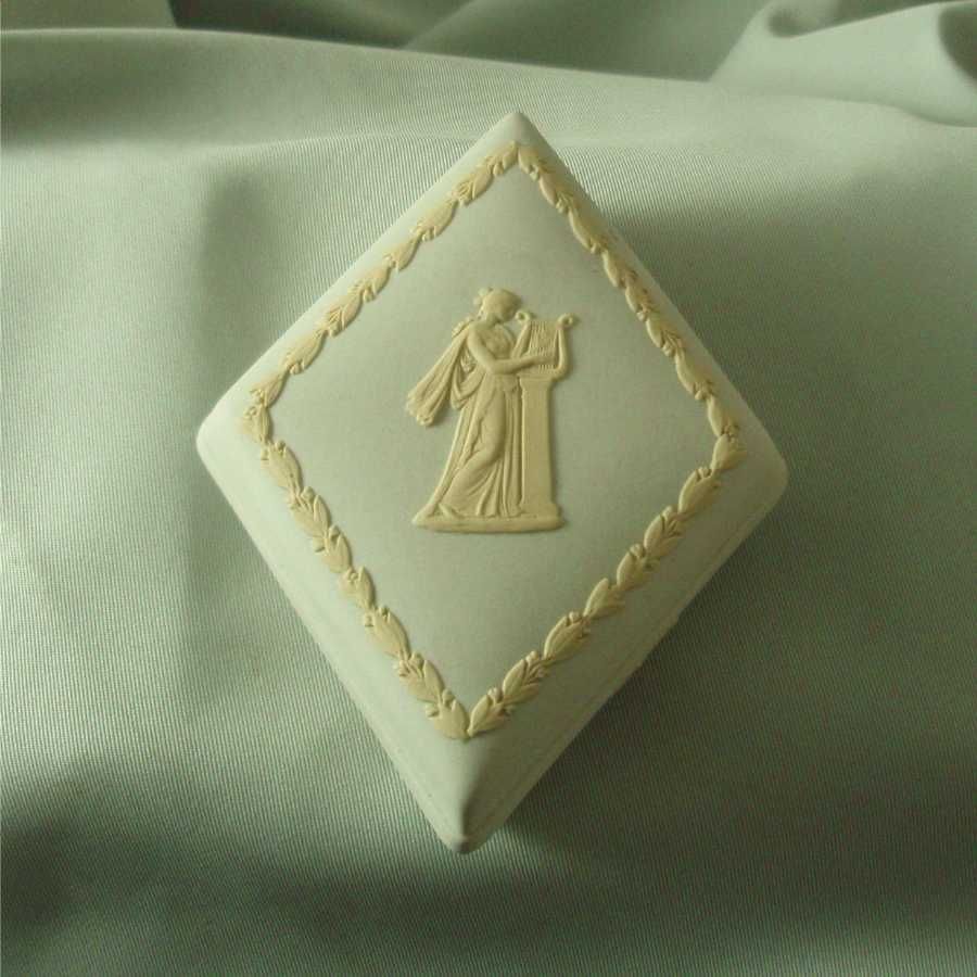 Wedgwood White Jasper Ware Card Suite Boxes - Set of Four Wedgwood White Jasper Ware Card Suite Boxes - Set of Four