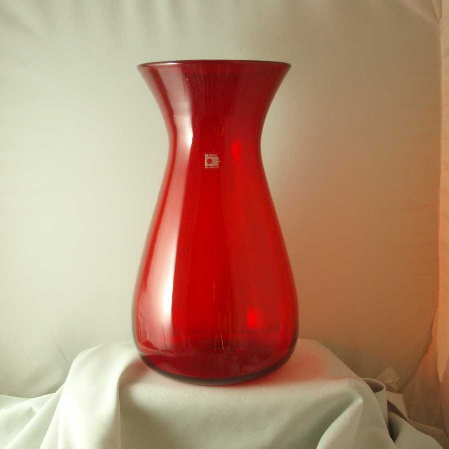 Blenko Ruby Floor Vase Blenko Ruby Floor Vase