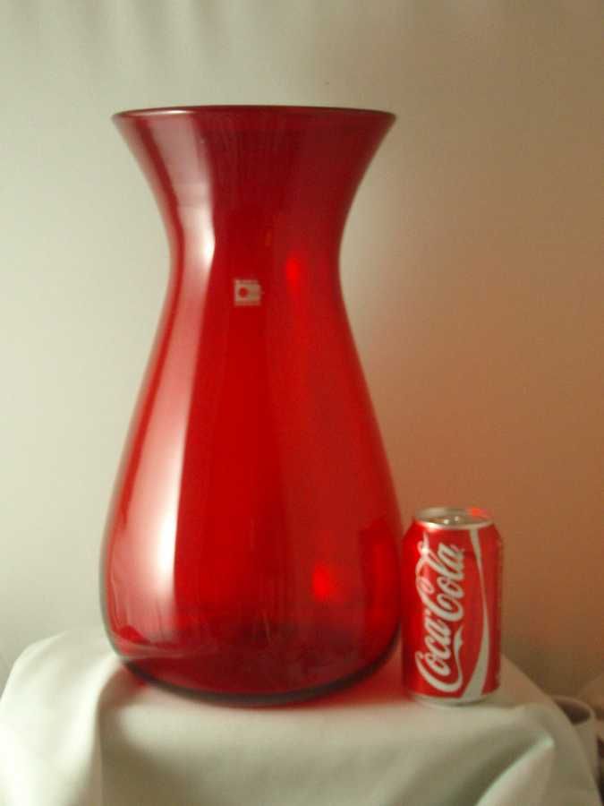 Blenko Ruby Floor Vase Blenko Ruby Floor Vase