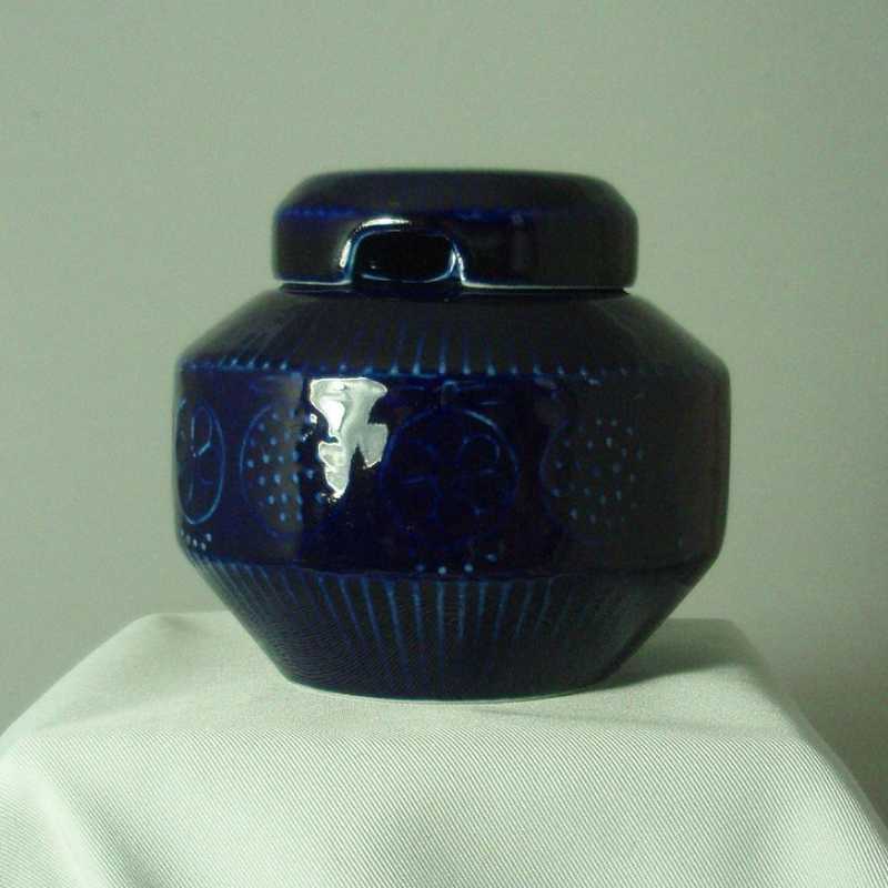 Arabia of Finland Cobalt Blue Condiment Jar Arabia of Finland Cobalt Blue Condiment Jar