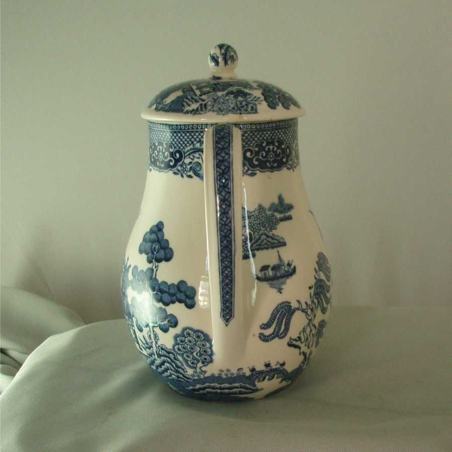 Wedgwood Blue Willow Coffee Pot Wedgwood Blue Willow Coffee Pot