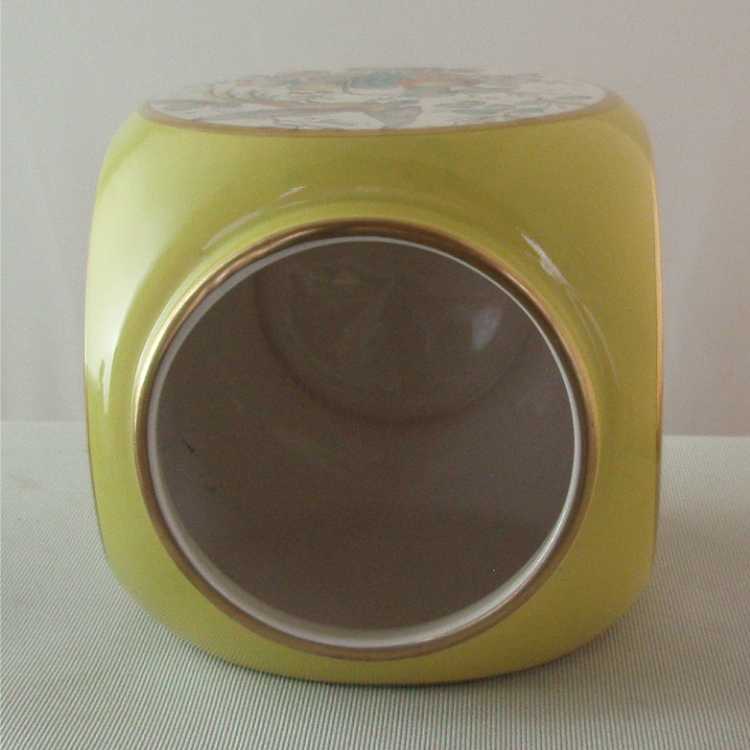 Carlton Ware Yellow Bird & Flowers Tea Caddy Carlton Ware Yellow Bird & Flowers Tea Caddy