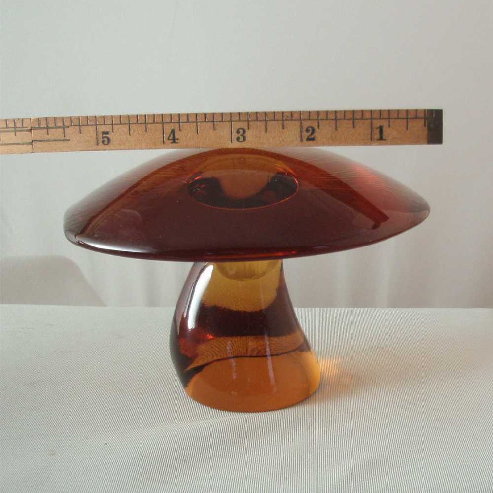 Viking Glass Extra Large Amber Mushroom Viking Glass Extra Large Amber Mushroom