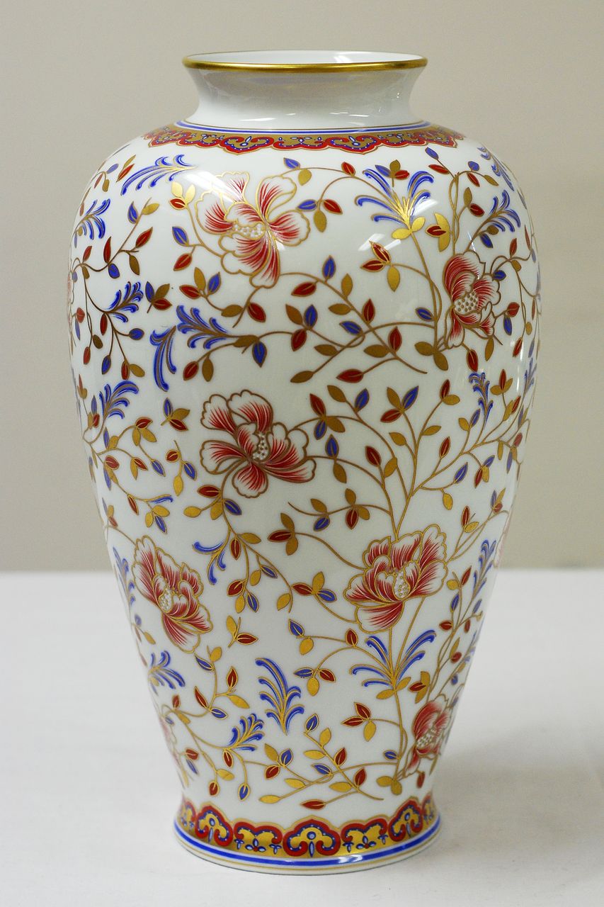 Italian Porcelain Urn-Form Vase by Ancap Italian Porcelain Urn-Form Vase by Ancap