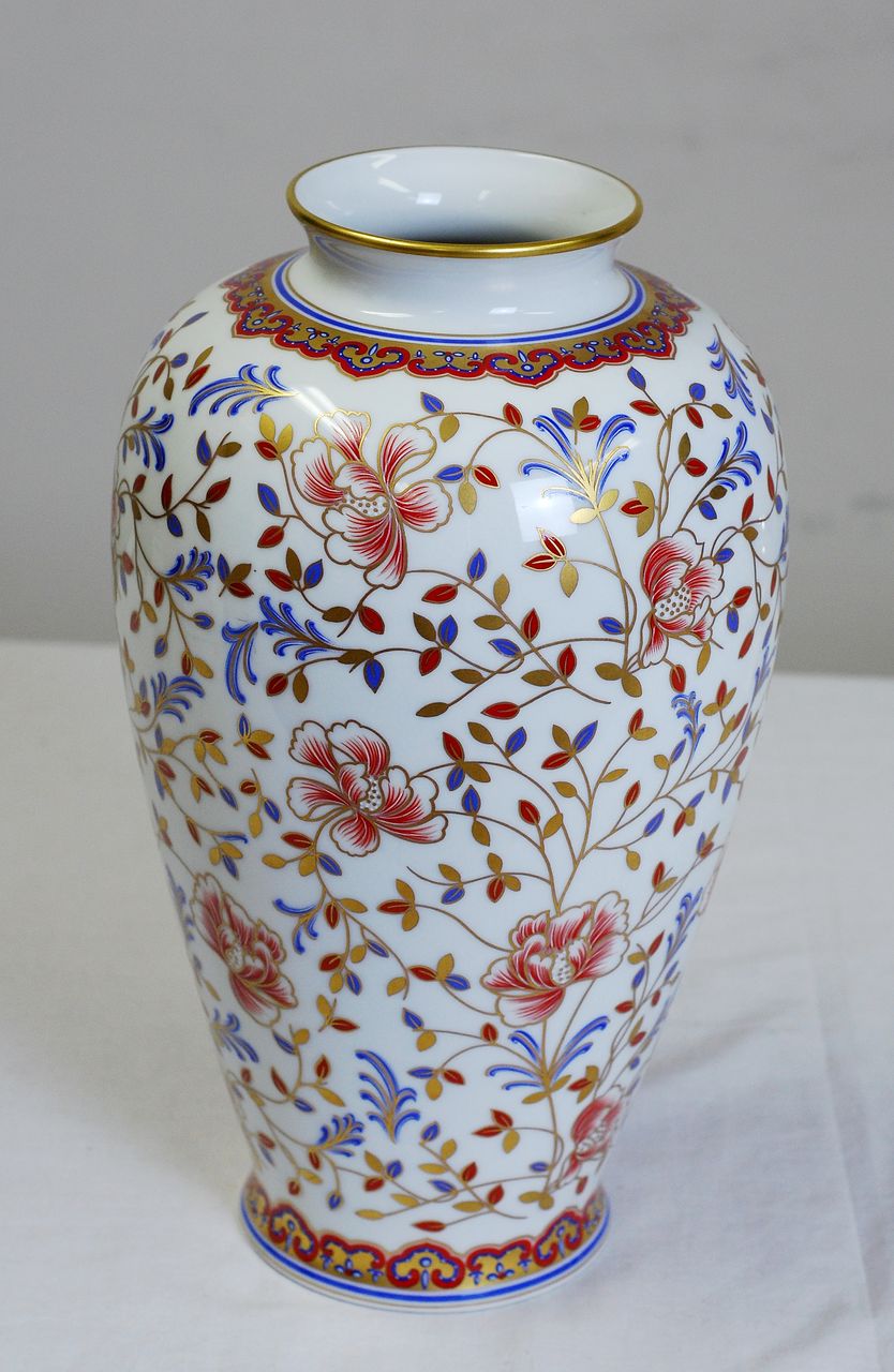Italian Porcelain Urn-Form Vase by Ancap Italian Porcelain Urn-Form Vase by Ancap