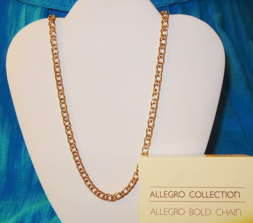 Vintage Avon Allegra Collection ~ Allegra Gold Chain Necklace Vintage Avon Allegra Collection ~ Allegra Gold Chain Necklace