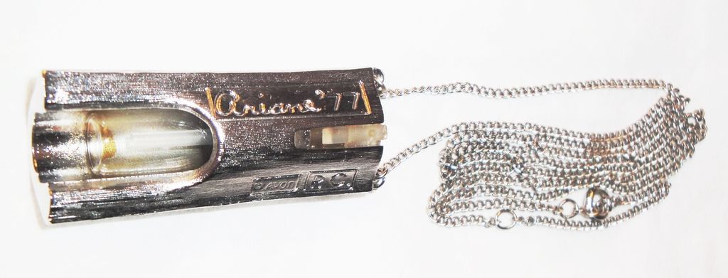 Vintage Signed Avon 1977 "Ariane Necklace" ~ to carry your cologne with you Vintage Signed Avon 1977 "Ariane Necklace" ~ to carry your cologne with you